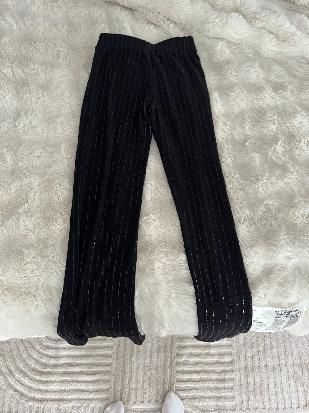 NWOT The Noli Shop Black sequin pants XS